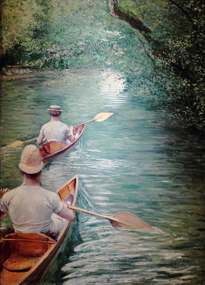 Las Périssoires de Gustave Caillebotte